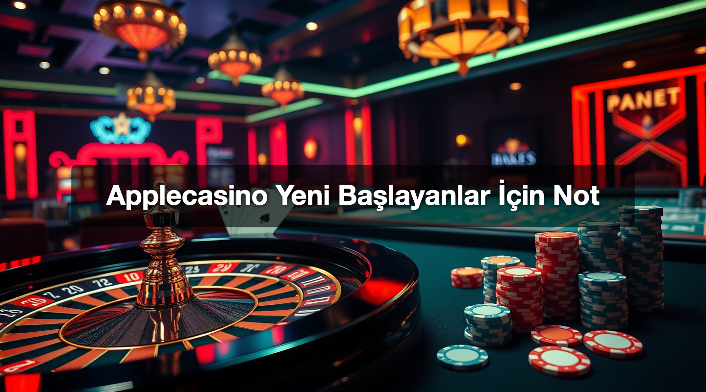 Applecasino Yeni Başlayanlar İçin Not